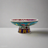 Phoenix Hand-Painted Peranakan Ceramic Pedestal Bowl