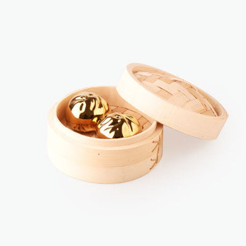 Dumpling salt and pepper shakers - Thorn and Burrow