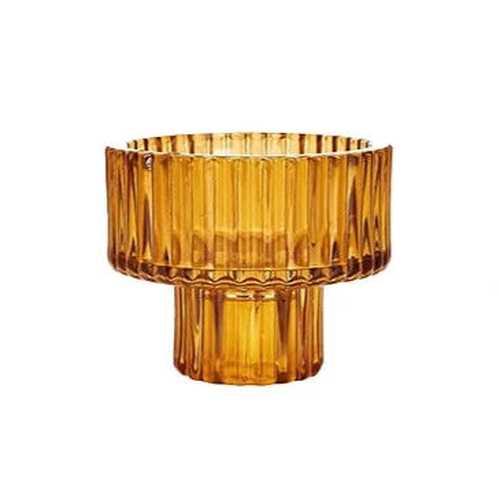 Reversible Glass Candleholder - Thorn and Burrow