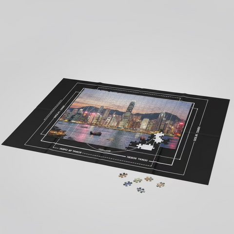 Jigsaw Puzzle Pause Roll Up Mat for Puzzles up to 1500 Pcs