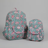 Indian Hand Block Printed Backpack