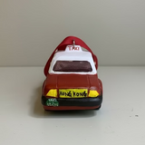 Taxi Hand Carved Wooden Ornament
