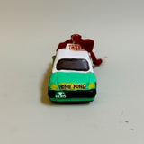 Taxi Hand Carved Wooden Ornament