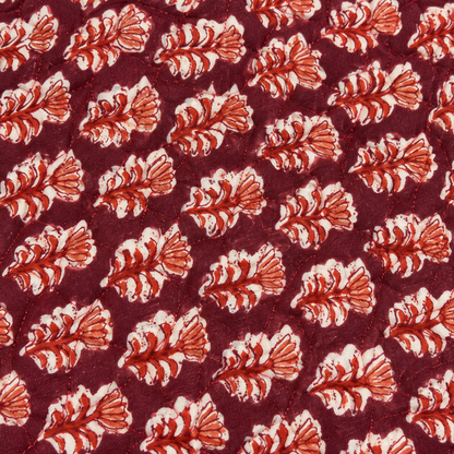 Table Talk Placemat – Burgundy Floral