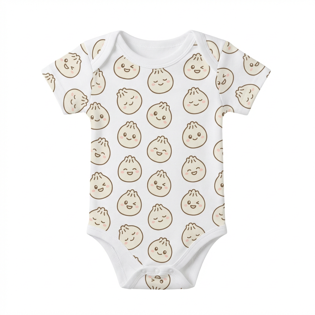 Hong Kong Baby Onesie - Dumpling - Thorn and Burrow