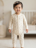 Hong Kong Zipper Romper Sleepsuit - Dumpling - Thorn and Burrow