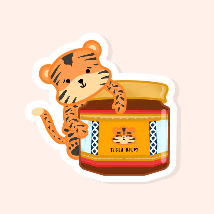 Tiger Balm - Matte Vinyl Sticker