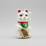 " Traditional Lucky Cat " Asia Series Glass Hanging Ornament