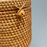 Woven Rattan Tissue Holder Collection - Thorn and Burrow