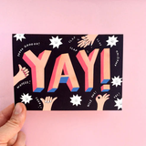 " Yay Celebration " Greeting Card