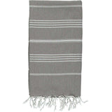 Black & White 100% Cotton Turkish Towel