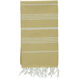 Yellowish - 100% Cotton Mini Turkish Towel