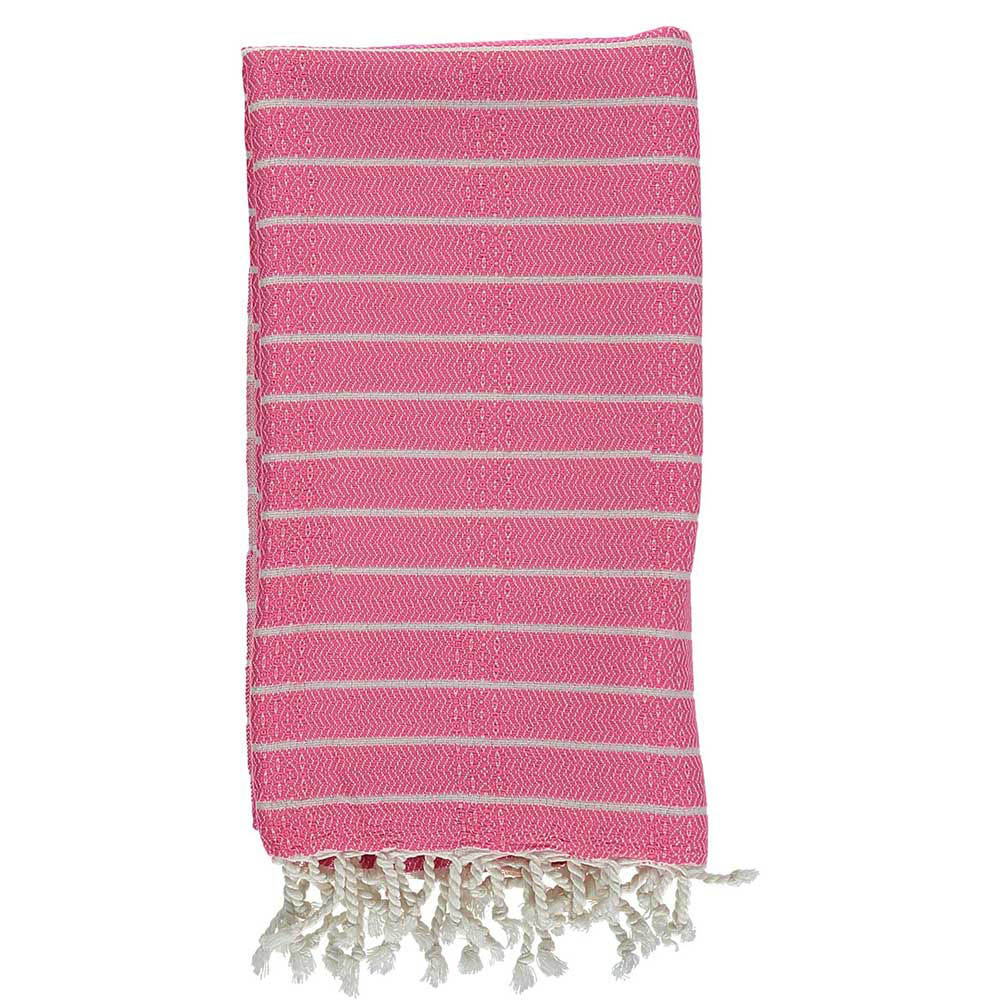 Pink Bamboo & Cotton Turkish Towel