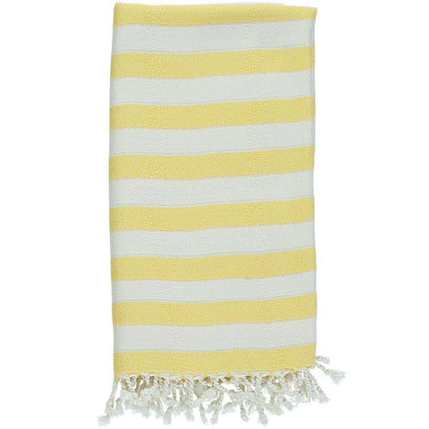 Yellow Bamboo & Cotton Turkish Towel