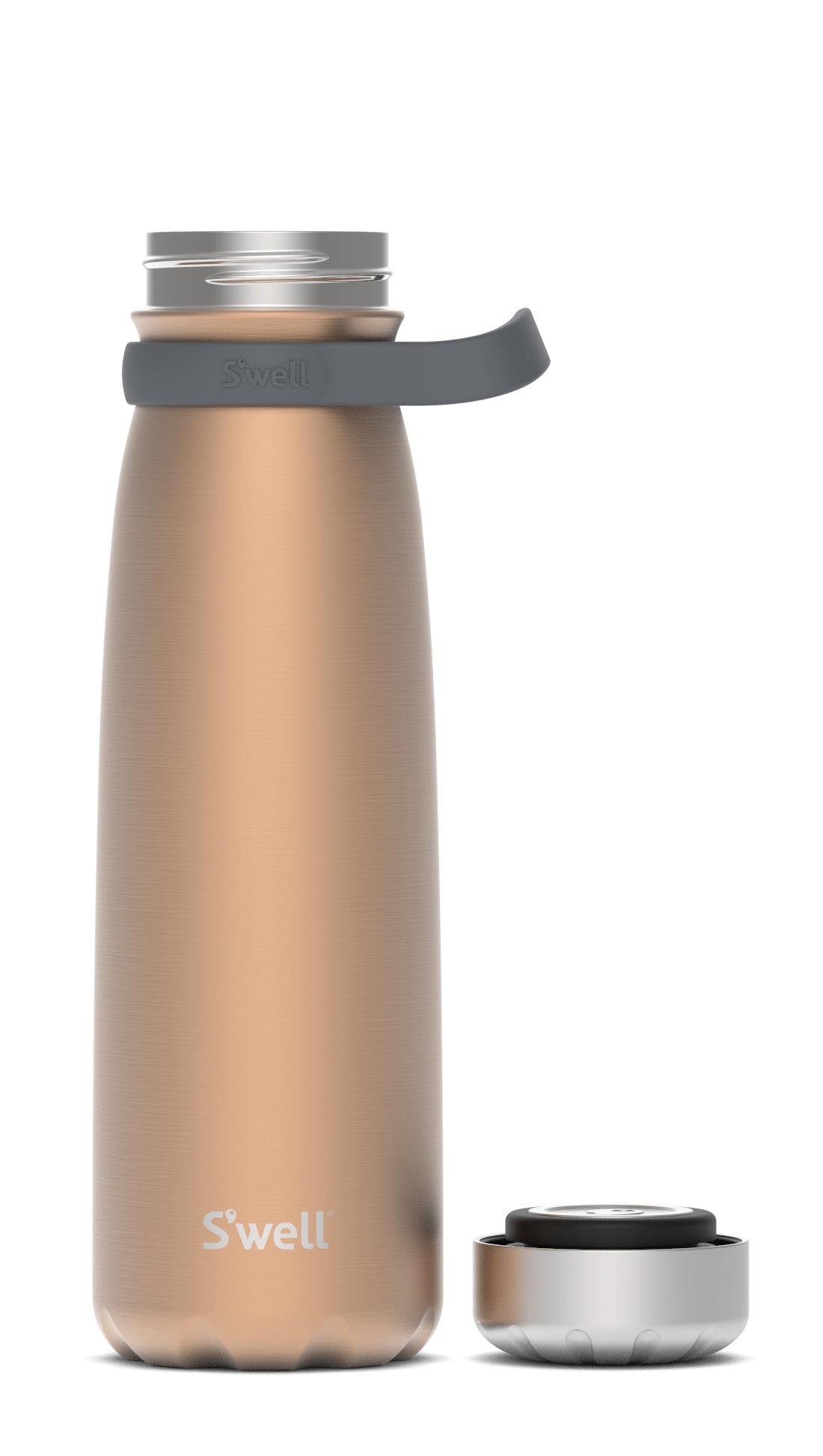 Product image of Pyrite Traveler - Stainless Steel S'well Water Bottle