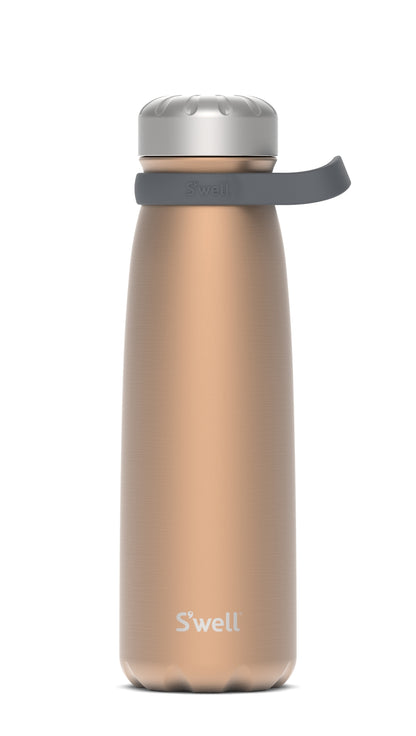 Product image of Pyrite Traveler - Stainless Steel S'well Water Bottle