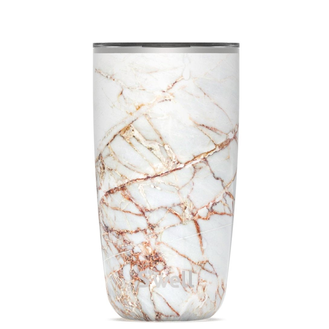 Product image of Calacatta Gold Tumbler - Stainless Steel S'well Water Bottle