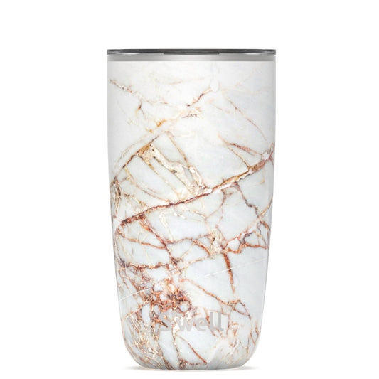 Product image of Calacatta Gold Tumbler - Stainless Steel S'well Water Bottle