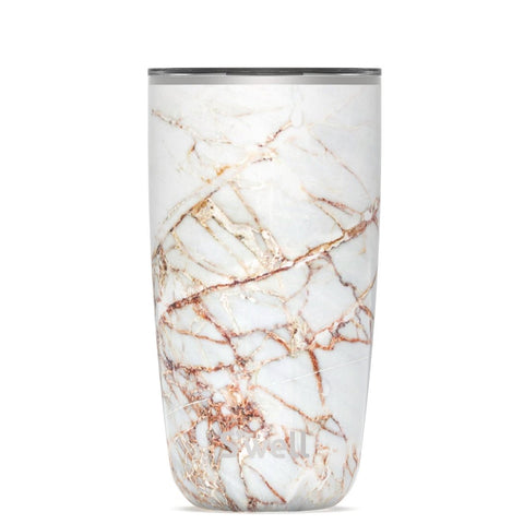 Calacatta Gold Tumbler - Stainless Steel S'well Water Bottle