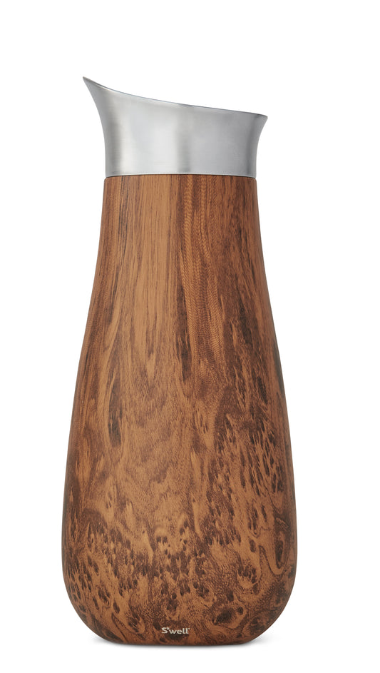 Product image of Teakwood Carafe - Stainless Steel S'well Water Bottle