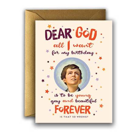 " Birthday Gay Forever " Card