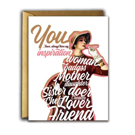 " Inspiration Girl " Card