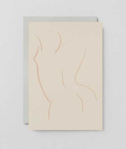 " Nude From Behind " Card