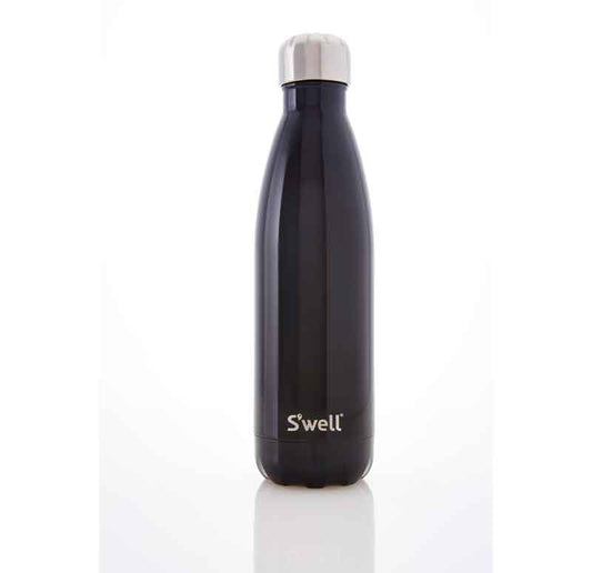 Midnight Black - Stainless Steel S'well Water Bottle - Thorn and Burrow