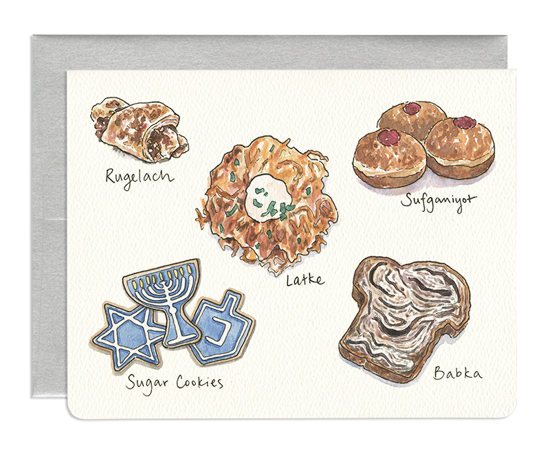 " Hannukah Treats " Card