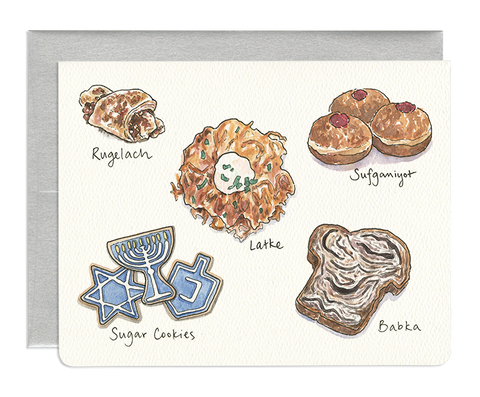 " Hannukah Treats " Card
