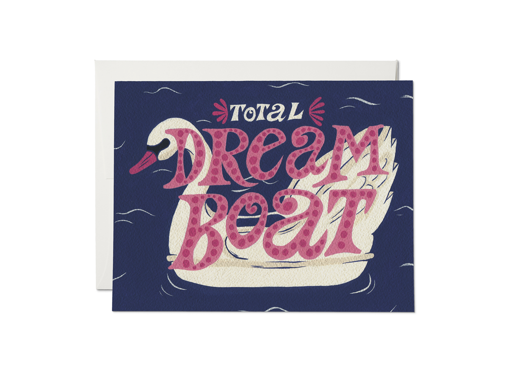 " Swan Dreamboat " Card