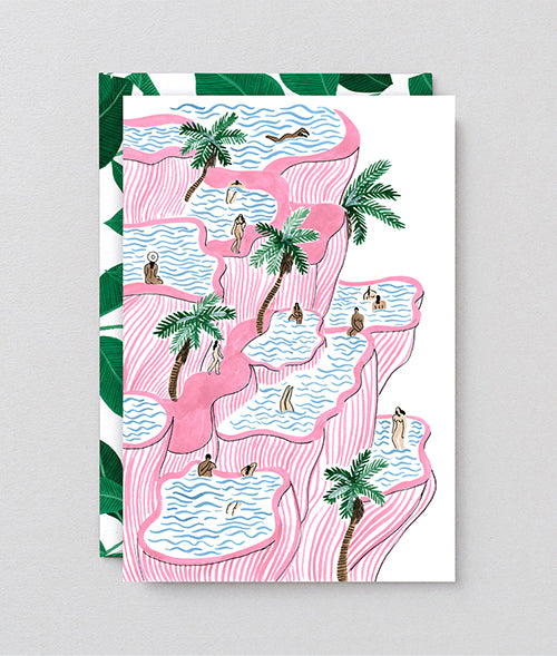 " Pamukkale Art " Card