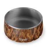 Teakwood - Stainless Steel S'well Dog Bowl