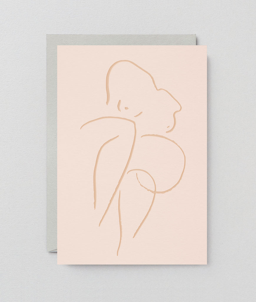 " Seated Nude " Card