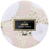3 Wick Decorative Tin Candle