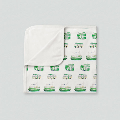 Hong Kong Public Transport Baby Blanket