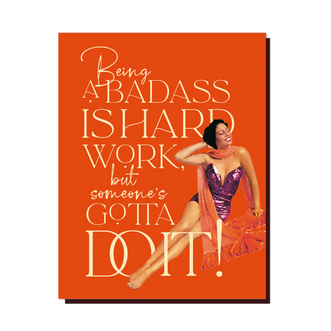 " Badass " Card