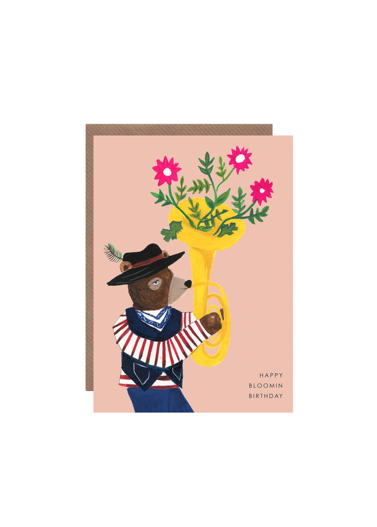 " Blooming Bear " Card