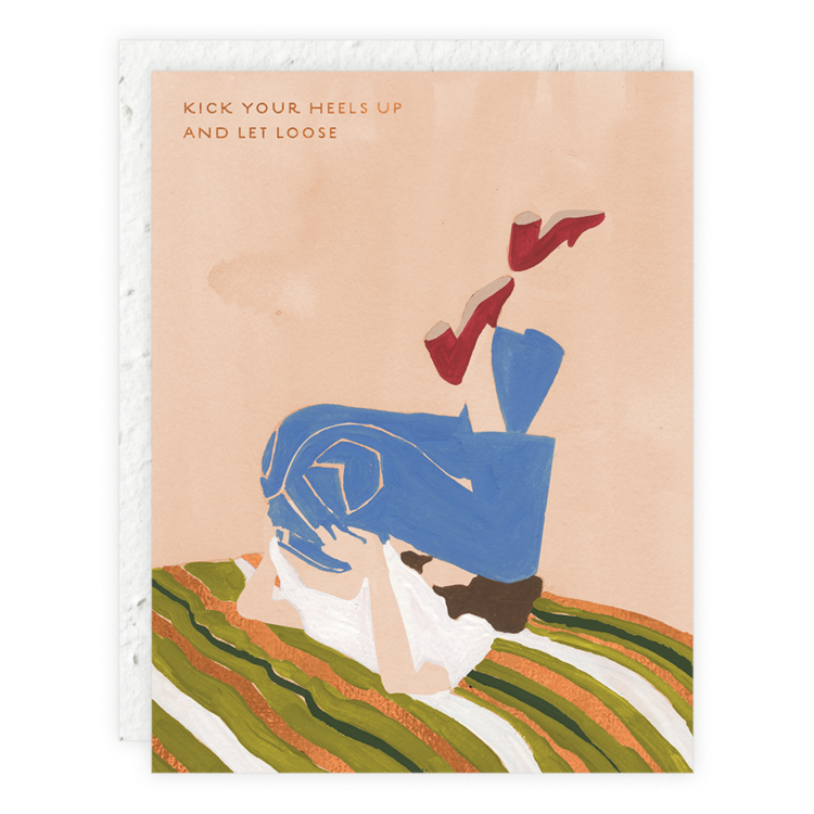 " Kick Your Heels Up " Card