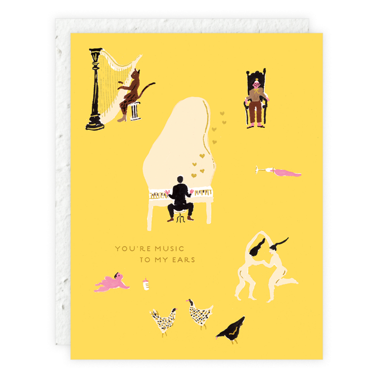 " Music To My Ears " Card