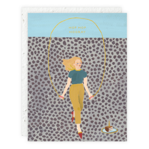 " Hip Hip Hooray " Greeting Card