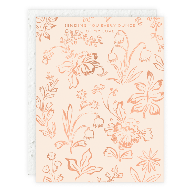 " Ounce of Love " Card