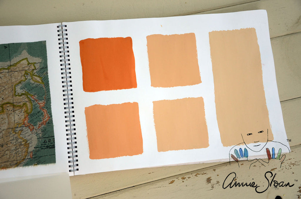 Barcelona Orange Chalk Paint® Litre (Softer pastel in color compared to  quart color)