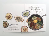 " Bibimbap Heart " Card