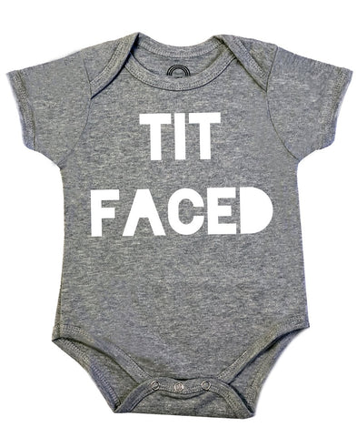 Tit Faced Funny Baby Onesie