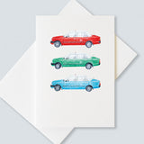 " Hong Kong Taxis " set of 6 cards