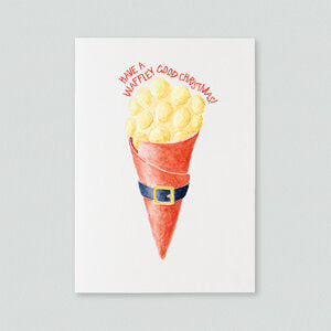 " Waffley Good Christmas " Card