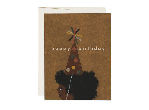 " Afro Birthday " Card
