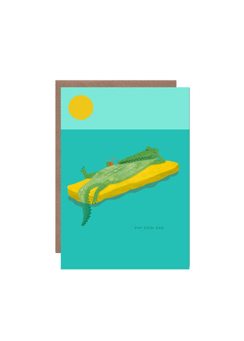 " Croc Dad " Card
