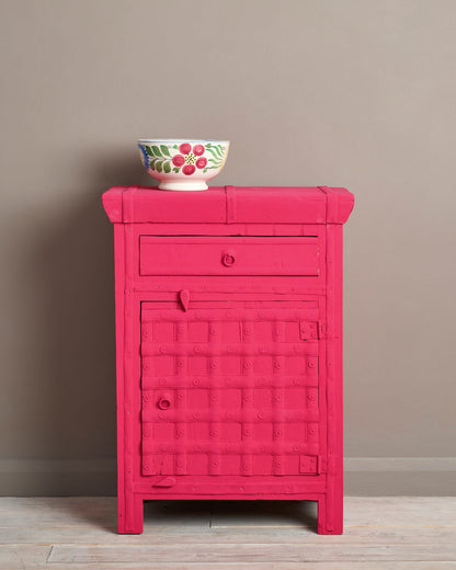 Side view of Capri Pink Annie Sloan Chalk Paint®
